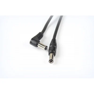 Standardowy kabel DC (5,5/2,1) 25 cm - kabel łączący zasilacz z efektem