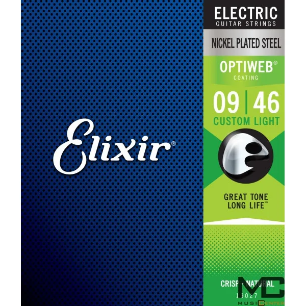 Elixir OptiWeb 19027 Custom Light - struny do gitary elektrycznej