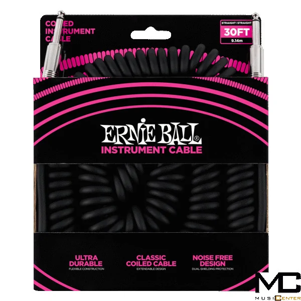 Ernie Ball 6044 Coiled 9m P/P - przewód instrumentalny