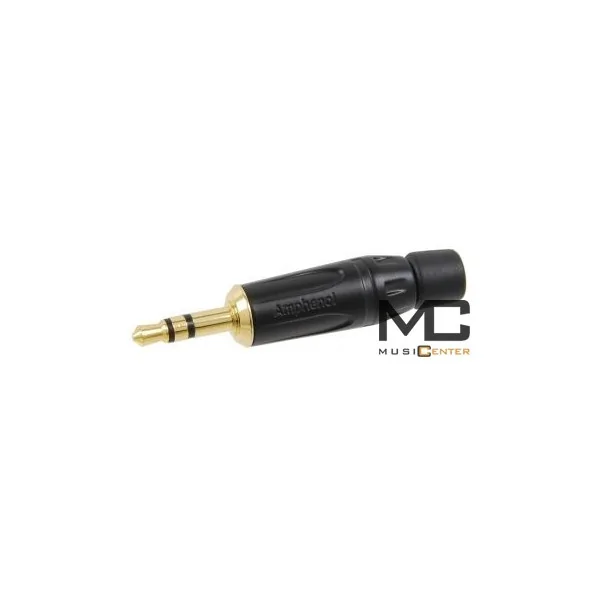 Amphenol KS3PB AU - wtyk Jack 3.5mm stereo pozłacany, śr. kabla max 5mm