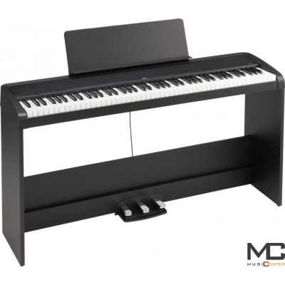 B2SP BK SET II - kompaktowe pianino cyfrowe ze statywem i listwą pedałową
