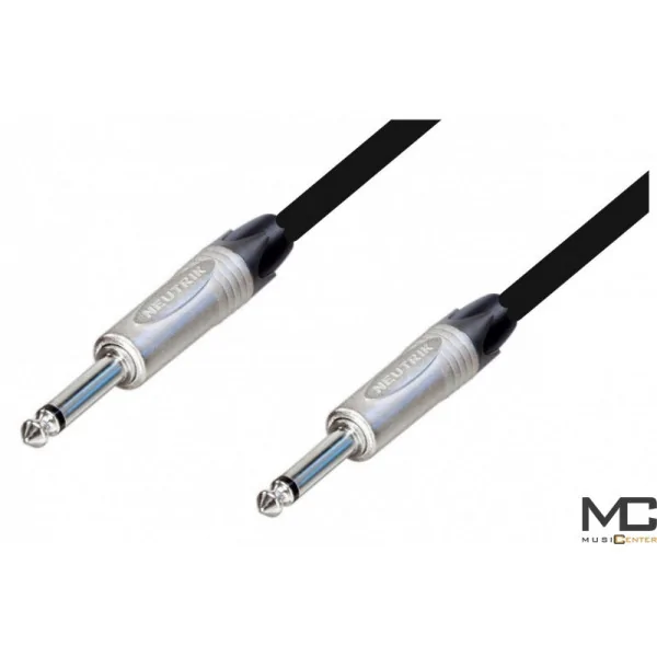 MC Audio GS2NJ 1 - przewód głośnikowy 2x2,5mm2 1m, jack-jack złącza Neutrik
