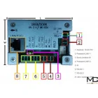 CNB MVP 8BC EU - panel sterowania 8 przycisków, LAN, IR, RS-232