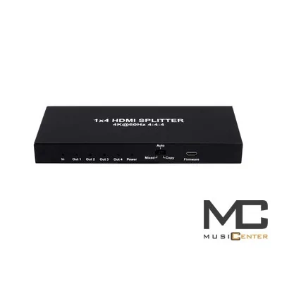 SX-SP06S - rozdzielacz HDMI 1x4 ze skalowaniem