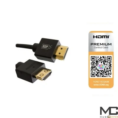 SCP 991UHD - kabel HDMI super cienki najwyższej jakości 0,5m