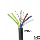 SCP RGB 6 - przewód RG59 x 5 plus skrętka 36m