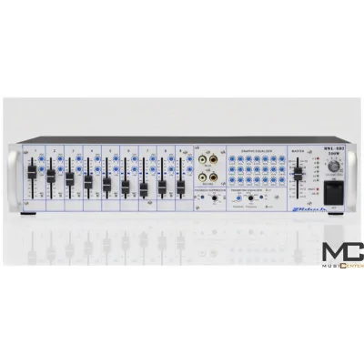 MWL 9D2 400 - wzmacniacz cyfrowy 400W 100V, 4 Ohm, 8 Ohm, 8 wejść mikrofonowych