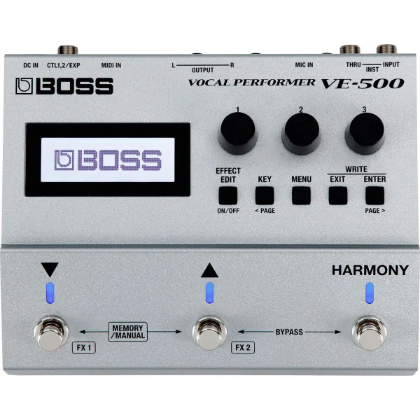 Boss VE-500 Vocal Performer - podłogowy efekt wokalowy