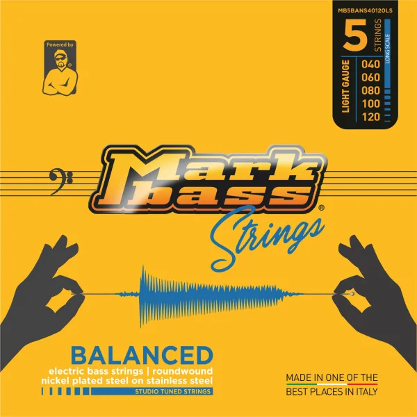 Markbass Ballanced 5 40-120 - struny do gitary basowej pięciostrunowej