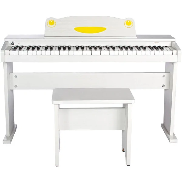 Artesia FUN-1 WH - domowe pianino cyfrowe dla dzieci z ławą i słuchawkami