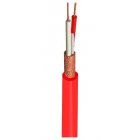 MC Audio MS2N 1 - przewód mikrofonowy 1m czerwony, studyjny, symetryczny XLR-XLR 1m, złącza Neutrik, przewód 2x0,5mm2