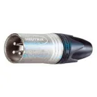 MC Audio MS2N 1 - przewód mikrofonowy 1m niebieski, studyjny, symetryczny XLR-XLR 1m, złącza Neutrik, przewód 2x0,5mm2