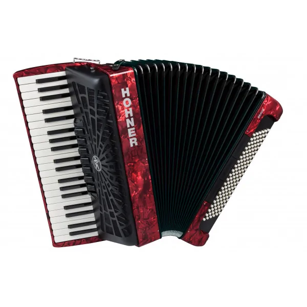 Hohner Bravo III 120 czerwony - akordeon klawiszowy