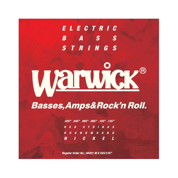 Warwick Red Label Nickel 46401 Medium (6) - struny do gitary basowej