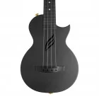 Cascha Carbon Fibre Ukulele Set Black - ukulele koncertowe z akcesoriami