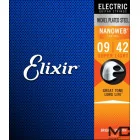 Elixir NanoWeb 12002 Super Light - struny do gitary elektrycznej
