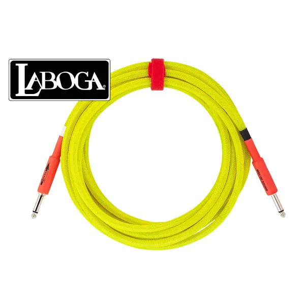 Laboga Way of Sound Neon Yellow 3m - kierunkowy przewód instrumentalny