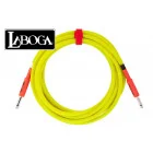 Laboga Way of Sound Neon Yellow 3m - kierunkowy przewód instrumentalny