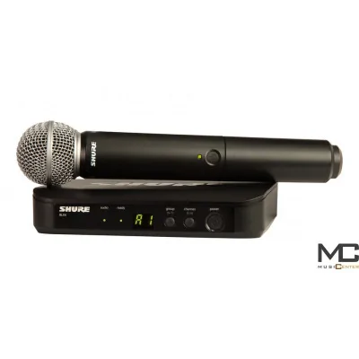 BLX24E/SM58 - mikrofon bezprzewodowy z komponentów BLX4 oraz BLX2