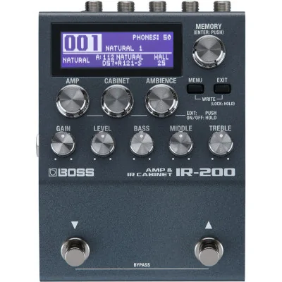 IR-200 - symulator wzmacniaczy i IR do gitary i basu