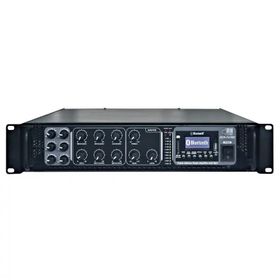 DCB 250 BC - wzmacniacz z mikserem 100V/250W, 4-16 Ohm, 6 stref, odtwarzacz bluetooth, USB, MP3