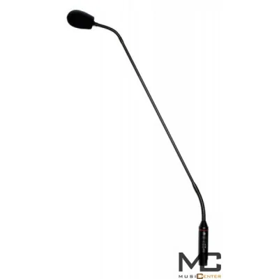 MEGzw 16/50 - mikrofon elektretowy, złącze XLR, mikrofon gęsia szyja 50cm, kolor czarny