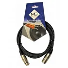 MC Audio MS2S 150 - przewód mikrofonowy 1,5m, symetryczny XLR-XLR 1,5m, przekrój 2x0,5mm