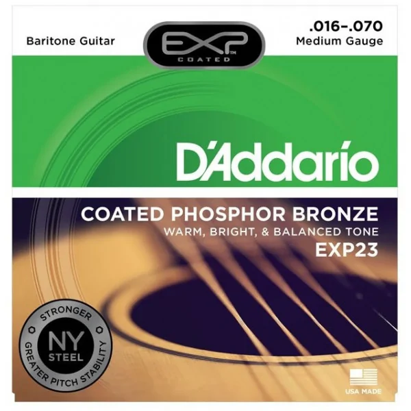 D'Addario EXP-23 - struny do gitary akustycznej barytonowej