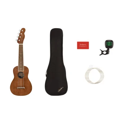 Seaside Soprano Ukulele Pack - ukulele sopranowe z pokrowcem i akcesoriami