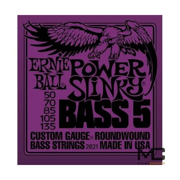 Ernie Ball 2821 Nickel Round Wound (5) - struny do gitary basowej