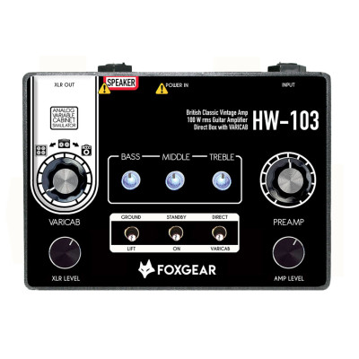Foxgear HW-100 - wzmacniacz gitarowy, podłogowy, 100 W RMS - www.musiccenter.com.pl