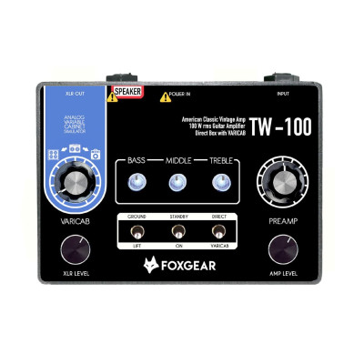 Foxgear TW-100 - wzmacniacz gitarowy, podłogowy, 100 W RMS - www.musiccenter.com.pl