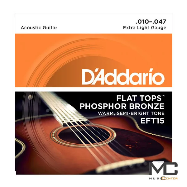 D'Addario EFT-15 - struny do gitary akustycznej