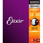 Elixir NanoWeb BR 11052 Light - struny do gitary akustycznej