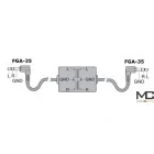 Monacor FGA 35 - transformator liniowy stereo separator masy