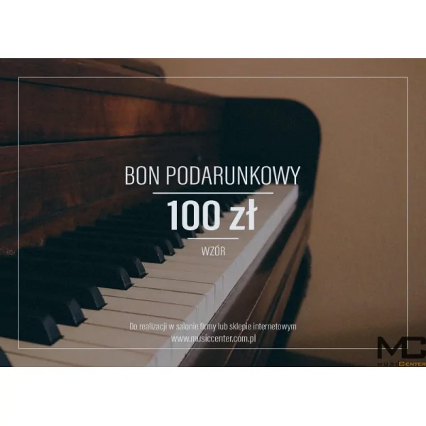 Music Center Bon Podarunkowy o wartości 100 PLN - bon