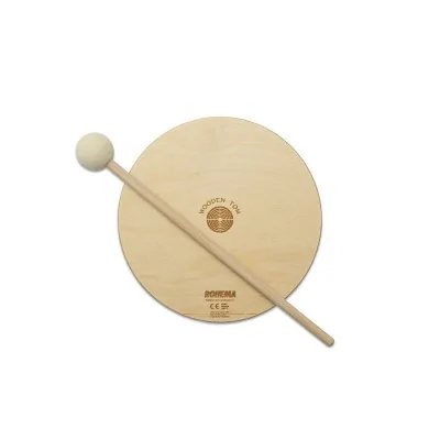 Bębenek drewniany 18 cm - instrument perkusyjny dla dzieci