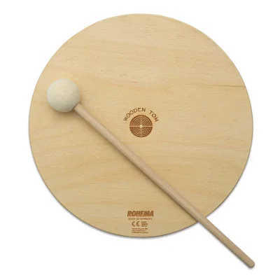 Bębenek drewniany 22 cm - instrument perkusyjny dla dzieci
