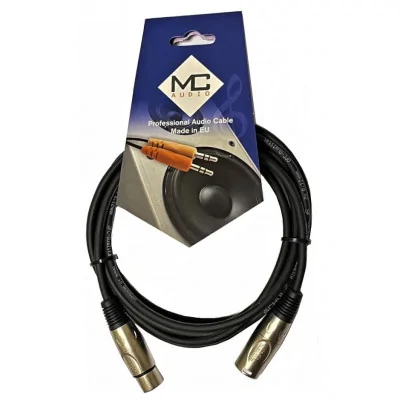 MS1S 3 - przewód mikrofonowy 3m, symetryczny XLR-XLR 3m
