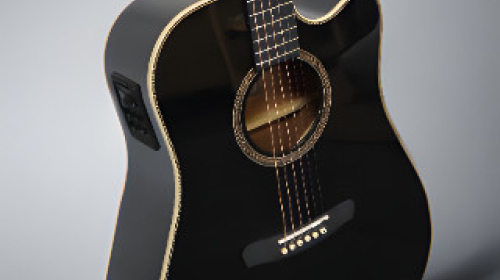 Dowina - nowe, czarne wykończenie gitar Rioja i Riesling