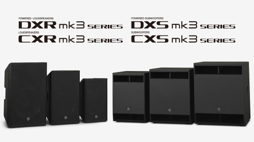 Nowa seria kolumn głośnikowych i subwooferów Yamaha DXR, DXS, CXS, CXR mk3